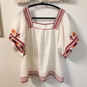 Madewell Embroided Blouse